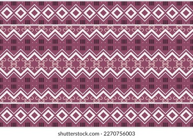 Tribal ethnic pattern wallpaper. Traditional ethnic pattern design It is a pattern geometric shapes. Create beautiful fabric patterns. Design for print. Using in the fashion industry.