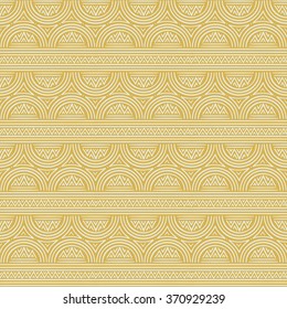 Tribal ethnic seamless african pattern. Vector illustration.