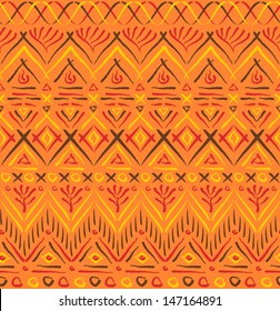 Tribal ethnic seamless pattern