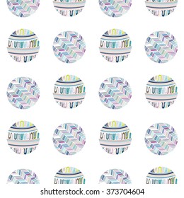 Tribal ethnic seamless pattern. Boho art print. Bright background for fabric, clothing, wallpaper, scrapbooking. Abstract seamless pattern