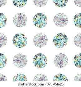 Tribal ethnic seamless pattern. Boho art print. Bright background for fabric, clothing, wallpaper, scrapbooking. Abstract seamless pattern