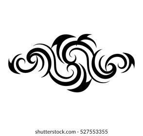 ícono de tatuaje étnico tribal