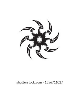 tribal ethnic tattoo icon vector illustration design