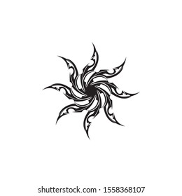 tribal ethnic tattoo icon vector illustration design
