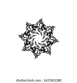 tribal ethnic tattoo icon vector illustration design
