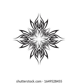 tribal ethnic tattoo icon vector illustration design