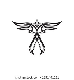 tribal ethnic tattoo icon vector illustration design