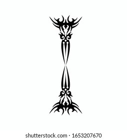 tribal ethnic tattoo icon vector illustration design
