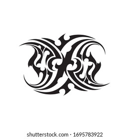 tribal ethnic tattoo icon vector illustration design