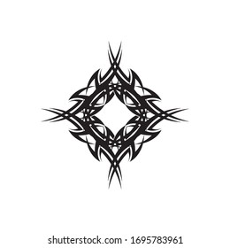 tribal ethnic tattoo icon vector illustration design