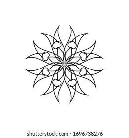 tribal ethnic tattoo icon vector illustration design