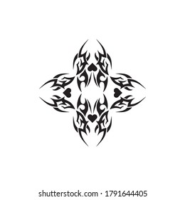 tribal ethnic tattoo icon vector illustration design template