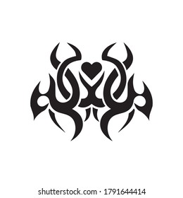 tribal ethnic tattoo icon vector illustration design template