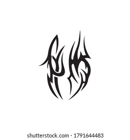tribal ethnic tattoo icon vector illustration design template