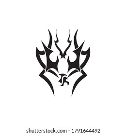 tribal ethnic tattoo icon vector illustration design template