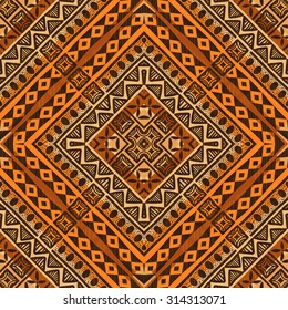 Tribal Ethnic Textile Pattern African Style