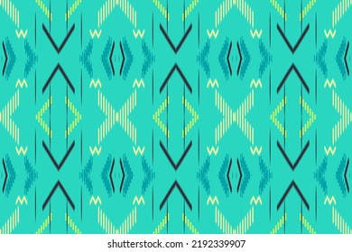Tribal ethnic texture. Simple ikat motifs abstract tribal Aztec art Design for background,carpet,wallpaper,clothing,wrapping,Batik,fabric,Vector illustration. embroidery style.