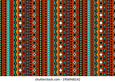 Tribal ethnic textures. Beautiful geometric vector pattern. Stylish ornament.