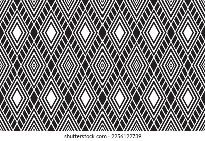 tribal ethnic themes geometric seamless background with a Peruvian american indigenous pattern. Textile print with rich native American tribal themes in an ethnic traditional style. Clothing with Nava