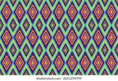 tribal ethnic themes geometric seamless background with a Peruvian american indigenous pattern. Textile print with rich native American tribal themes in an ethnic traditional style. Clothing 
