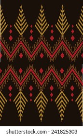 Tribal ethnic vector pattern.