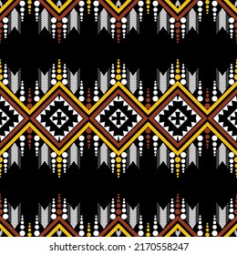 Tribal ethnic vector pattern. Design for fabric and printing.