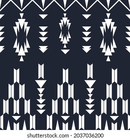Tribal ethnic vector pattern geometric seamless pattern. Native American, Indian Southwest print. Ethnic print.