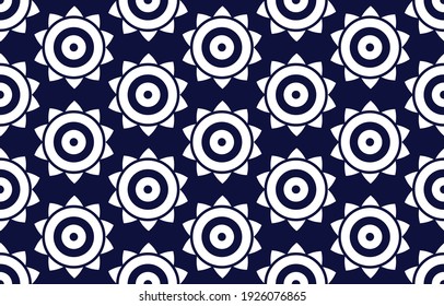 Tribal ethnic vector pattern.Designs for fabric and printing.Geometric ethnic pattern embroidery design for background or wallpaper and clothing.