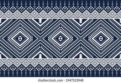 Tribal ethnic vector pattern.Designs for fabric and printing.Geometric ethnic pattern embroidery design for background or wallpaper and clothing.