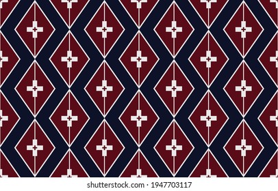 Tribal ethnic vector pattern.Designs for fabric and printing.Geometric ethnic pattern embroidery design for background or wallpaper and clothing.