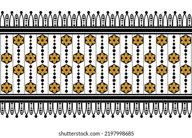 Tribal ethnic vector pattern.Designs for fabric and printing.Geometric ethnic pattern embroidery design for background or wallpaper and clothing.