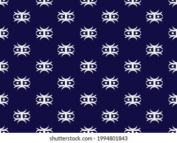 textura vectorial étnica tribal Rayas sin mar al estilo azteca. Borde tribal. Motivos populares mexicanos gitanos escandinavos indios