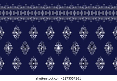 Tribal ethnic vector texture. Seamless striped pattern in Aztec style. Design for background, wallpaper, fabric, clothing, carpet, and scarf. Ikat pattern. Malayu patterns.