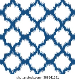 Tribal fabric moroccan pattern seamless vector background tile
