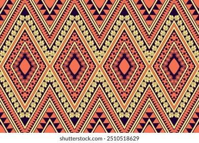 Diseño étnico del patrón del bordado hecho a mano de la tela, tela tribal americana abstracta, fondo moderno para las alfombras, fundas de almohada, camisas, pantalones, y más.