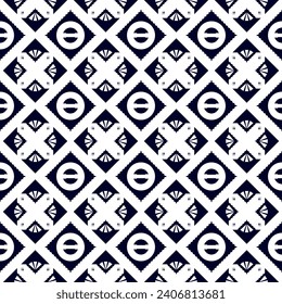 Tribal fabric pattern, vector abstract tapestry.
Digital design for carpet curtain background.

