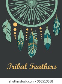Tribal Feather card
