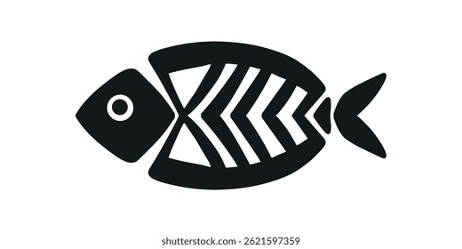 tribal fish design, vector illustration

