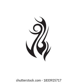 Stammflamme-Vektorsymbol