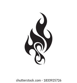 Stammflamme-Vektorsymbol