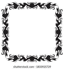 tribal flame vector symbol image
