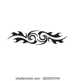 imagen de símbolo vector de llama tribal