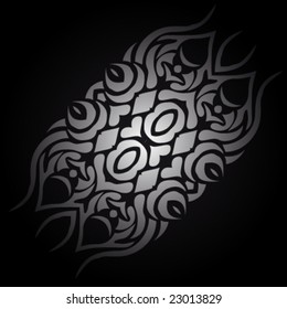 Tribal floral design