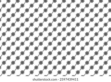 Tribal floral white  pattern with transparant background , ethnic design. Suitable for textile, wallpaper, graphic design. Unique tribal style