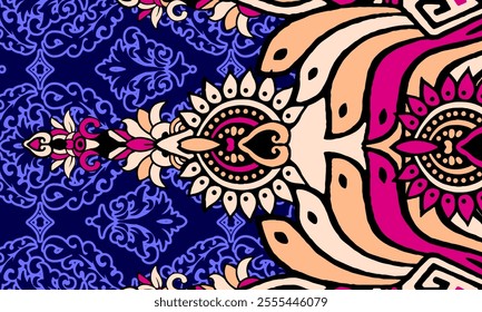 tribal Flower background suitable for home decore and wallpaper purpose
