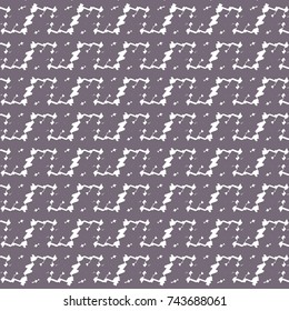 Tribal geometric monochrome pattern. Abstract vector.