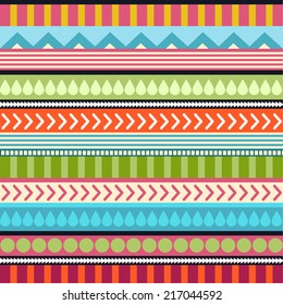 Tribal geometric pattern