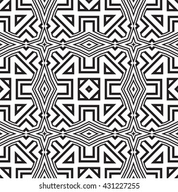 Vector Seamless Tribal Pattern Textile Design Stock Vector (Royalty ...