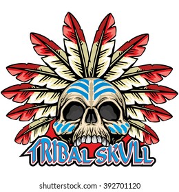 18 Grunge vector skull coat of arms tribal Images, Stock Photos ...