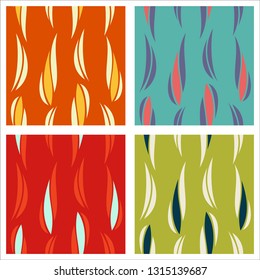 Tribal hand drawn background, ethnic pattern set. Boho seamless texture. Ethnic background with shape elements. Wallpaper for pattern fills, web page